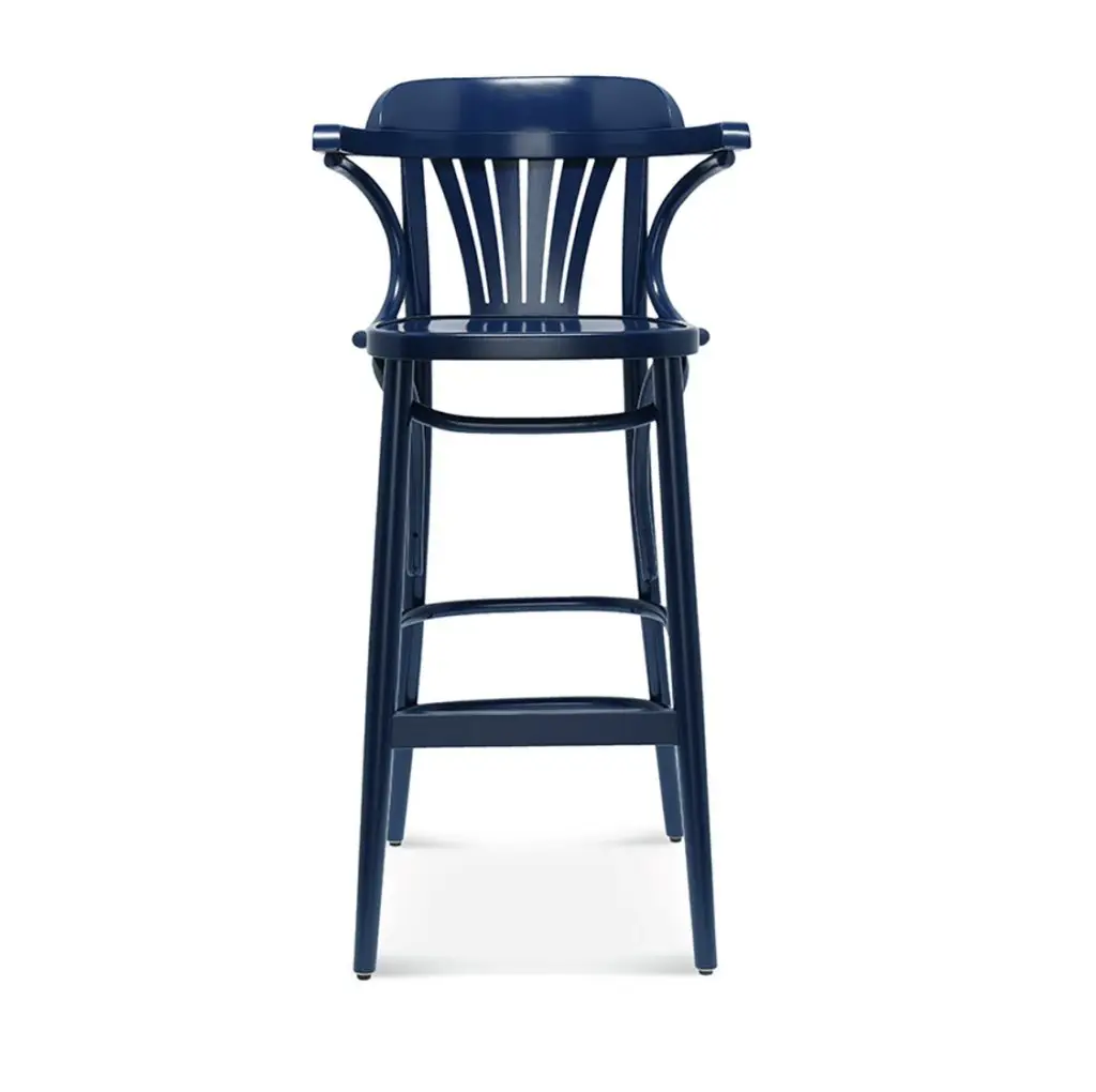 Core Bar Stool Classic Bentwood DeFrae Contract Furniture Front View
