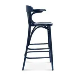 Core Bar Stool Classic Bentwood DeFrae Contract Furniture Side View