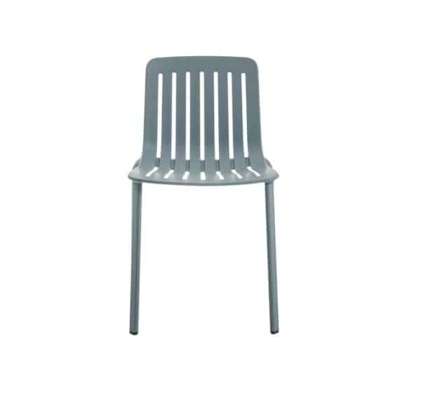 Plato Side Chair Magis at DeFrae Contract Furniture Blue Front View
