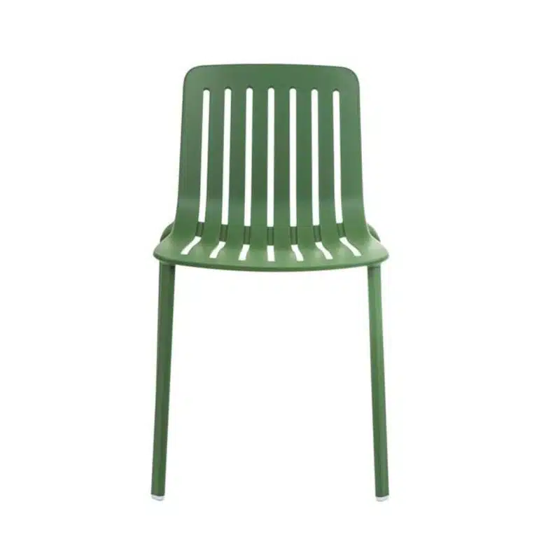 Plato Side Chair Magis at DeFrae Contract Furniture Green Front View