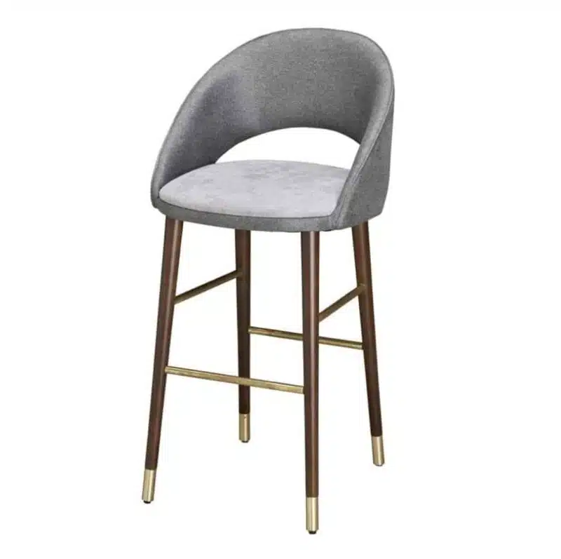 Sinatra Bar Stool CM Cadeiras DeFrae Contract Furniture Grey