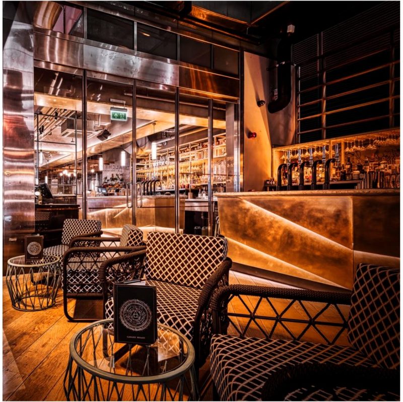 Marine Armchair Outdoor Lounge Chair DeFrae Contract Furniture At The Alchemist Canary Wharf