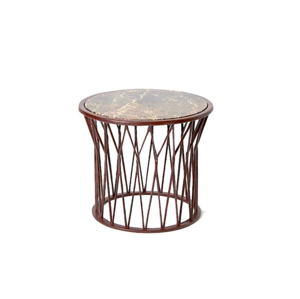 Rhombus Side Table at DeFrae Contract Furniture Marble Top