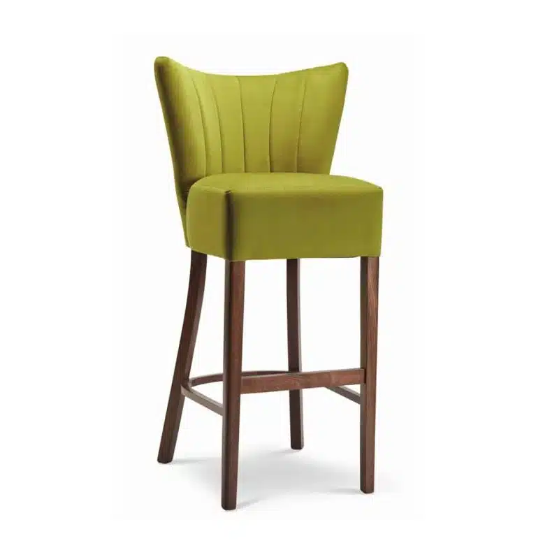 Capri Cocktail Bar Stool Restaurant Bar Coffee Shop Fluted Back DeFrae Contract Furniture