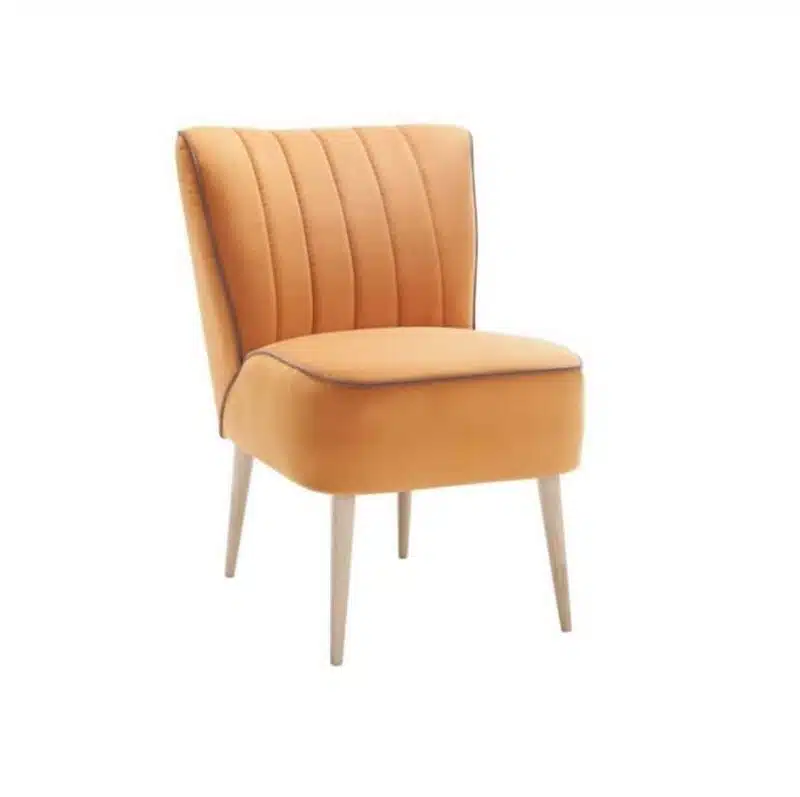 Capri Lounge Chair at DeFrae Contract Furniture Cocktail Chair Fluted Back