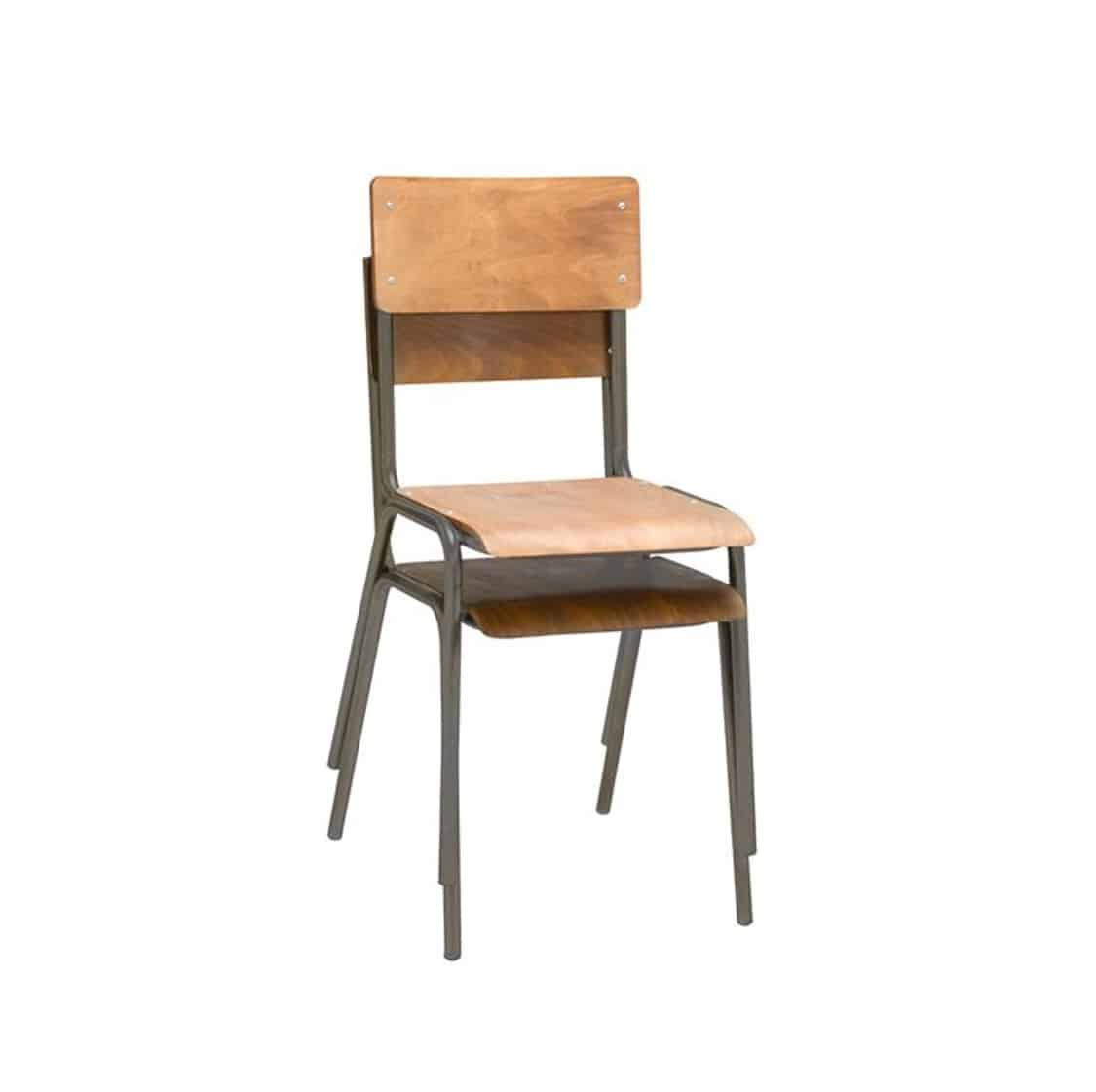 Classroom Side Chair DeFrae Contract Furniture Stackable