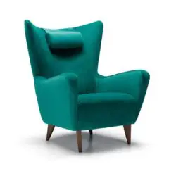 Elsa wingback lounge chair DeFrae Contract Furniture