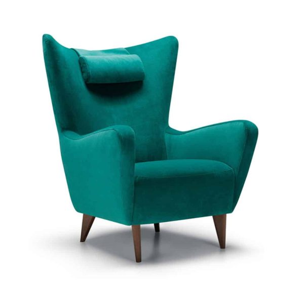 Elsa wingback lounge chair DeFrae Contract Furniture