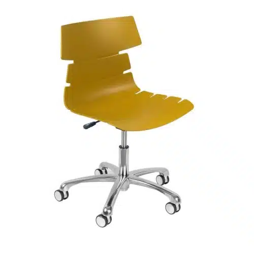 Cavendish Office Chair DeFrae Contract Furniture Mustard