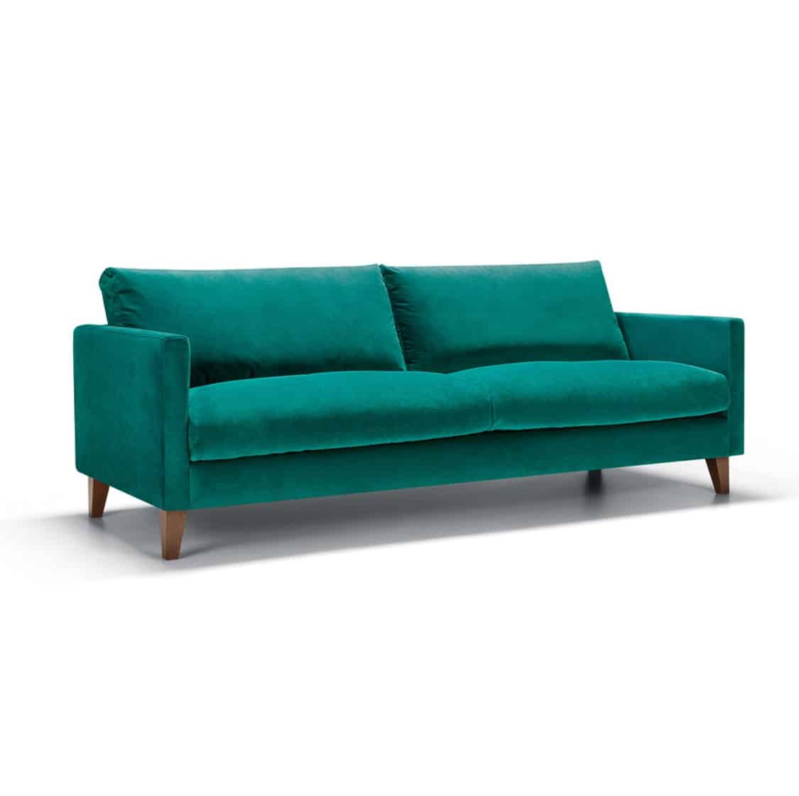 Impulse 3 Seater Sofa Green DeFrae Contract Furniture side