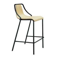 Ola Stackable Bar Stool Midj available from DeFrae Contract Furniture Wooden Frame