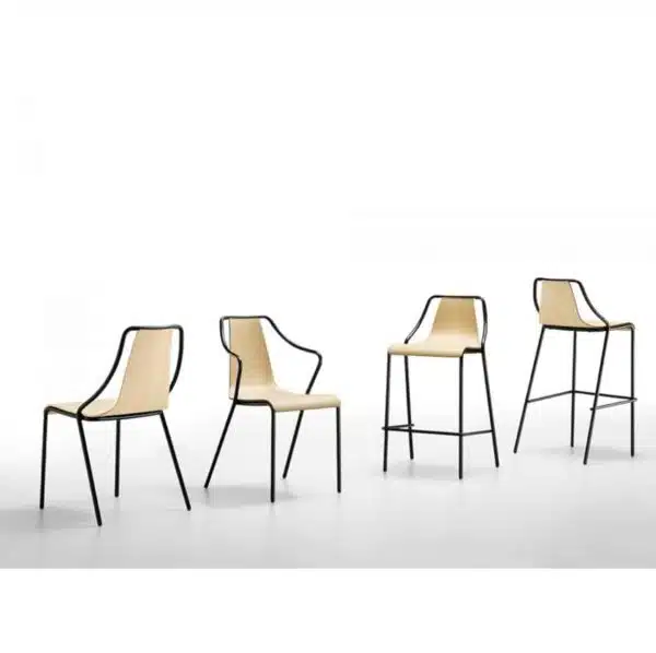 Ola Stackable Range Midj available from DeFrae Contract Furniture Wooden Frame