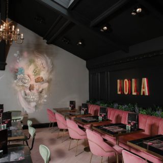 Paris side chairs and Amy side chairs by DeFrae Contract Furniture at Lola Jeans Tynemouth restaurant bar