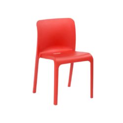 Pop Side Chair Perfect For The NHS Healthcare And Outside Restaurant Bars and Coffee Shops Traffic Red