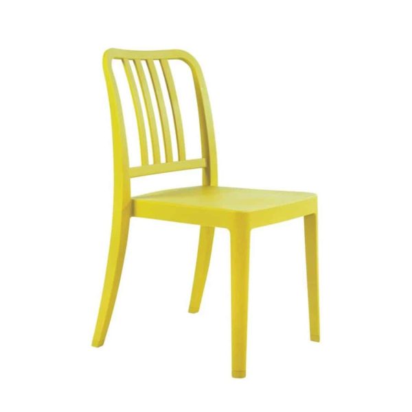 Roc side chair Classic Bistro Side Chair DeFrae Contract Furniture Lime Green