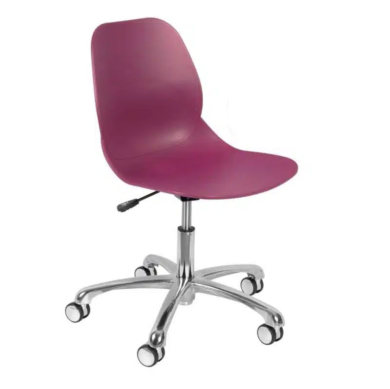 Shoreditch Office Chair DeFrae Contract Furniture Office Pink Plum
