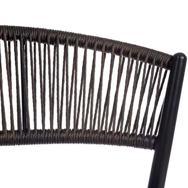 Vienna Side Chair back detail DeFrae Contract Furniture