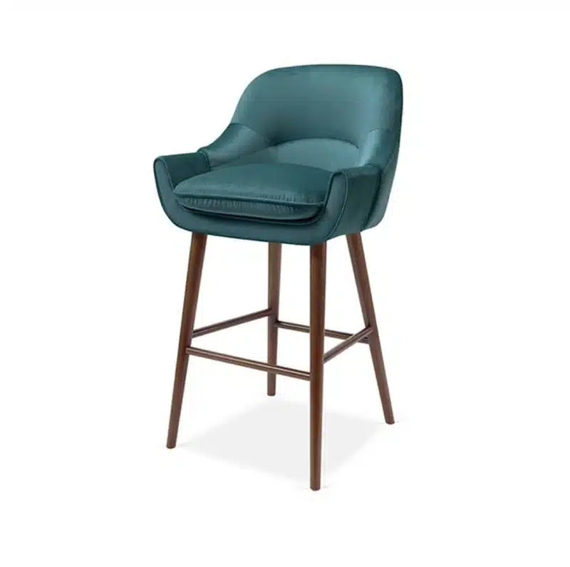 Ada Bar Stool DeFrae Contract Furniture blue