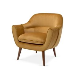 Ada Lounge Armchair XC DeFrae Contract Furniture Mustard