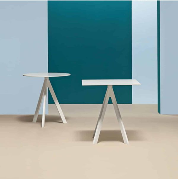 Arki Table Base Ark 3 and Ark 4 Pedrali at DeFrae Contract Furniture In Situ