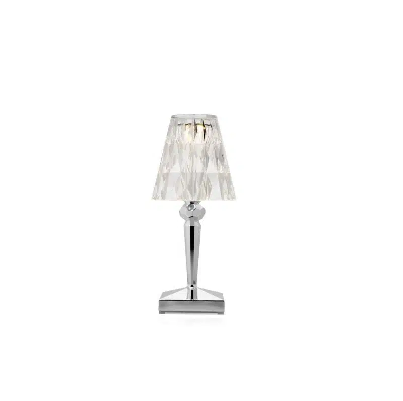 Battery Table Lamp from Kartell at DeFrae Contract Furniture Chrome