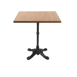 Bistro 4 Leg Table Base Dining Height Square Top
