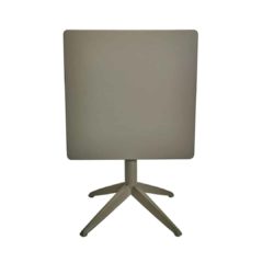 Braga Table base Taupe DeFrae Contract Furniture 700 Square Flip Top Compact Laminate
