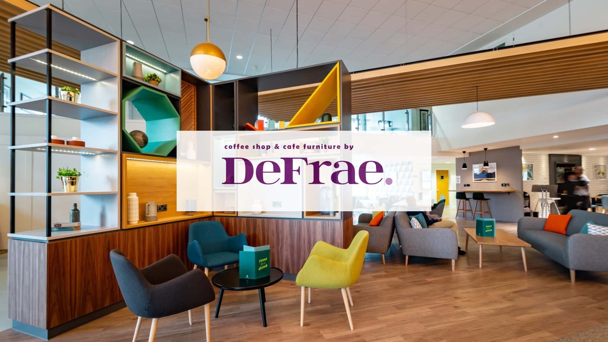 Coffee Shop And Cafe Furniture By DeFrae Logo 