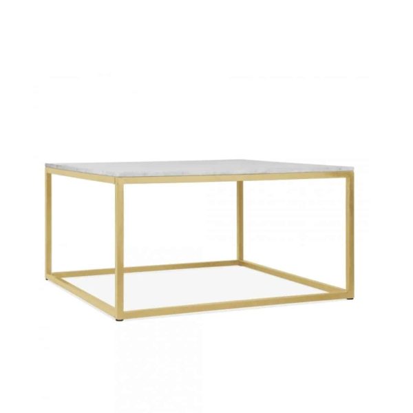 Fountain coffee table SQ DeFrae Contract Furniture brass frame 2