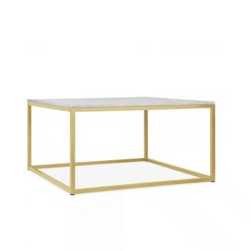 Fountain coffee table SQ DeFrae Contract Furniture brass frame 2