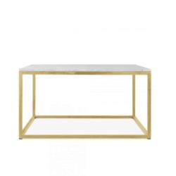 Fountain coffee table SQ DeFrae Contract Furniture brass frame