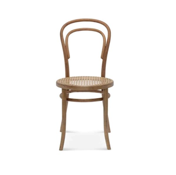 Levi side chair 14 classic bentwood chair DeFrae Contract Furniture Front View