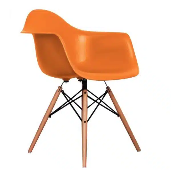 Lyon Armchair DeFrae Contract Furniture Orange