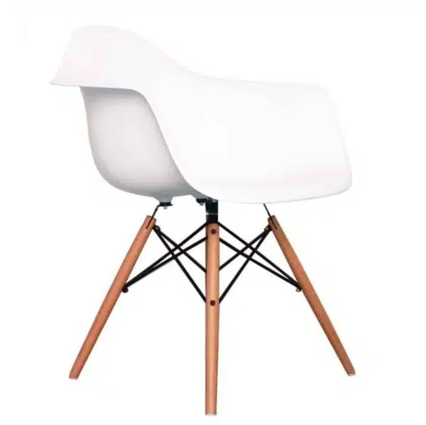 Lyon Armchair DeFrae Contract Furniture White