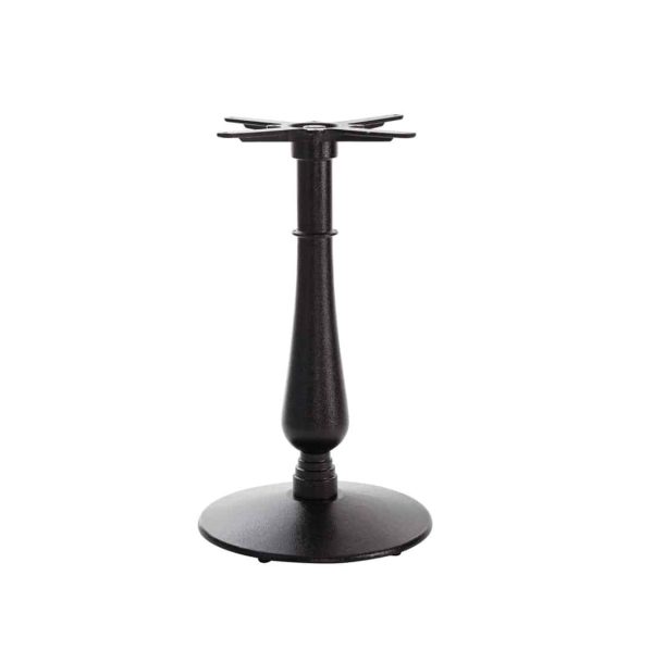 Manor Table base dining height black cast iron