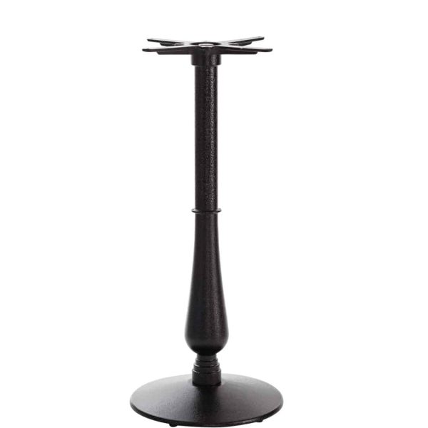 Manor Table base poseur height black cast iron