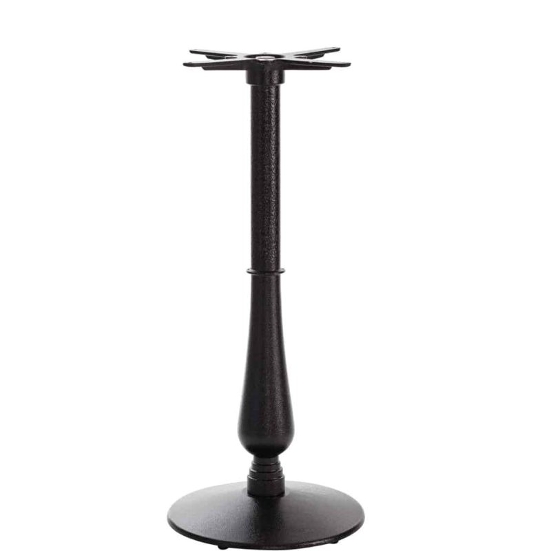 Manor Table base poseur height black cast iron