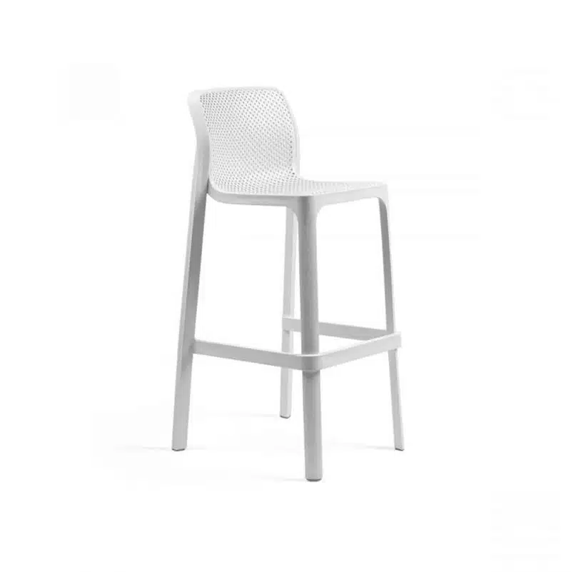 Net Bar Stool DeFrae Contract Furniture White