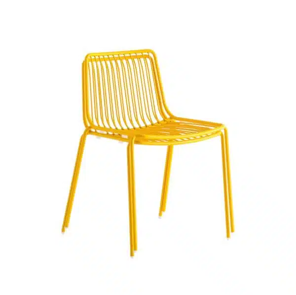 Nolita side chair 3650 Pedrali at DeFrae Contract Furniture Mustard Stackable