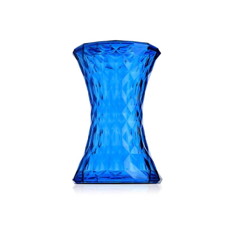 Stone Side Table from Kartell at DeFrae Contract Furniture Transparent Blue