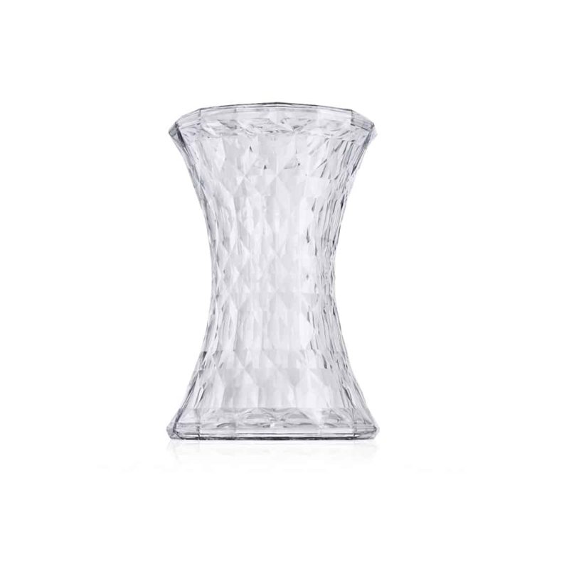 Stone Side Table from Kartell at DeFrae Contract Furniture Transparent Crystal