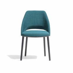 Vic 655 side chair from Pedrali at DeFrae Contract Furniture Blue