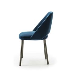 Vic 656 side chair from Pedrali at DeFrae Contract Furniture Blue Side