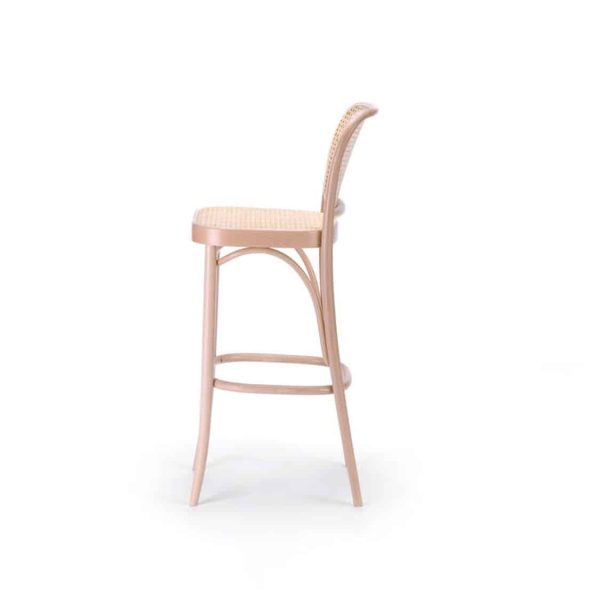 Cane Bar Stool 811 Natural DeFrae Contract Furniture 4