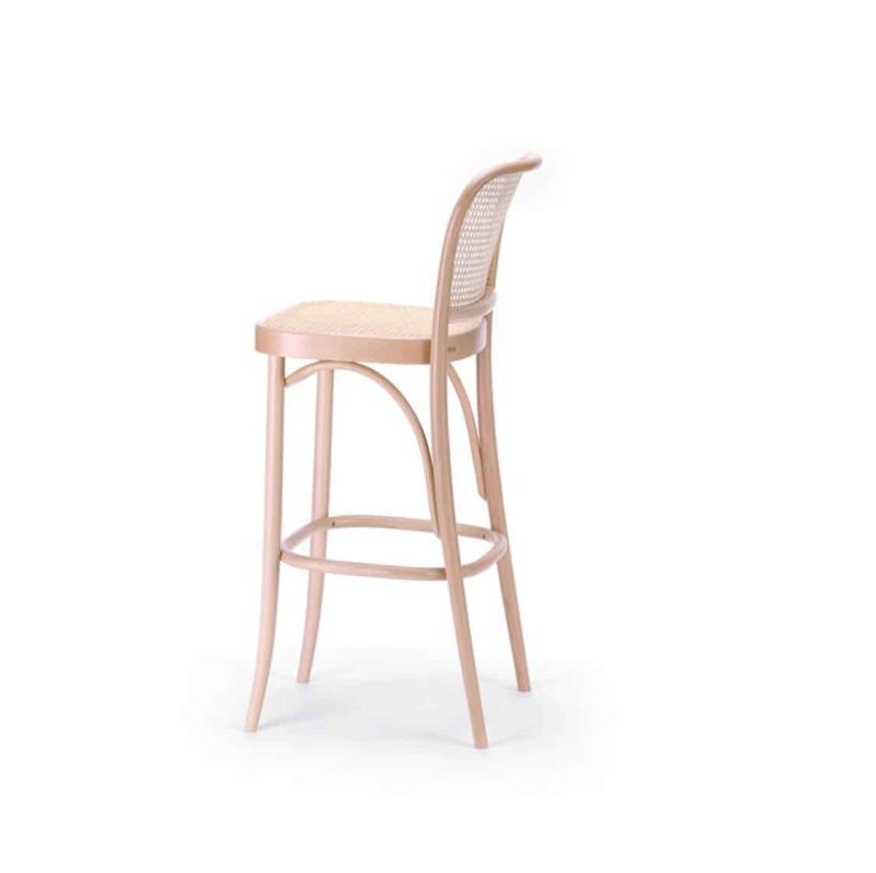 Cane Bar Stool 811 Natural DeFrae Contract Furniture 5