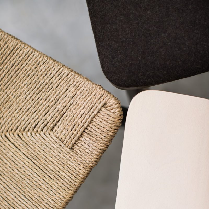 Hellen Plus SE01 Wooden Side Chair with curved back rest DeFrae Contract Furniture seat options