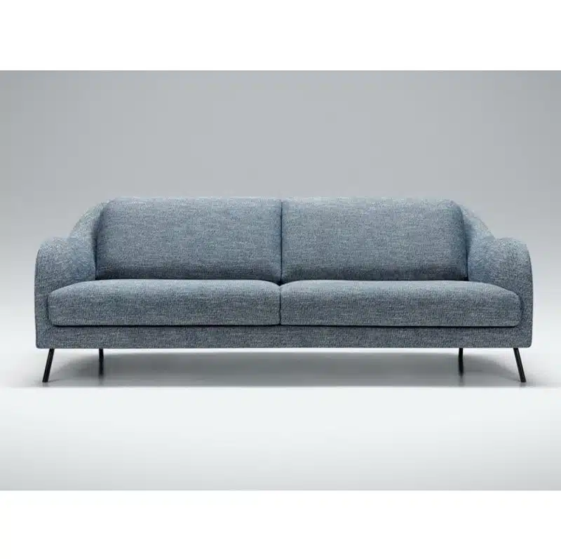 Karin 3 Seater Sofa DeFrae Contract Furniture Blue Fabric