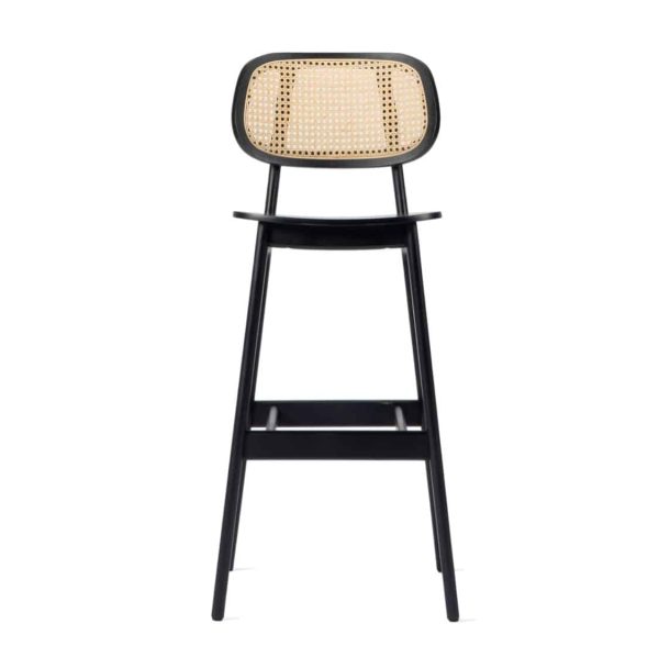 Titus bar stool Vincent Sheppard at DeFrae Contract Furniture Cane Seat and Back 2