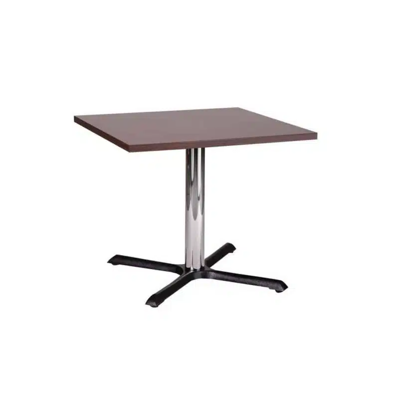 Shell Table Base Chrome DeFrae Contract Furniture Coffee Height