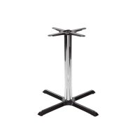 Shell Table Base Chrome DeFrae Contract Furniture Dining Height
